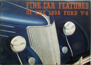 1936 Ford Showroom Brochure